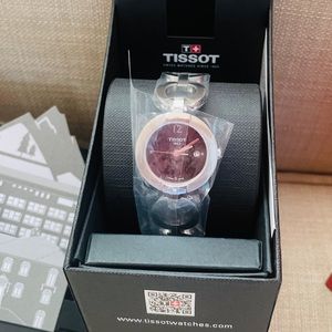 BNWT - TISSOT Women’s watch - Black Dial Steel